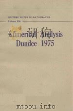 LECTURE NOTES IN CONTROL AND INFORMATION SCIENCES 506: NUMERICAL ANALYSIS（1976 PDF版）