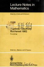 LECTURE NOTES IN MATHEMATICS 1056: ALGEBRAIC GEOMETRY BUCHAREST 1982   1984  PDF电子版封面  3540129308;0387129308   