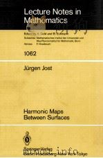 LECTURE NOTES IN MATHEMATICS 1062: HARMONIC MAPS BETWEEN SURFACES   1984  PDF电子版封面  3540133399;0387133399   