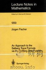 LECTURE NOTES IN MATHEMATICS 1253: AN APPROACH TO THE SELBERG TRACE FORMULA VIA THE SELBERG ZETA-FUN   1987  PDF电子版封面  3540152083;0387152083   