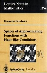 SPACES OF APPROXIMATING FUNCTIONS WITH HAAR-LIKE CONDITIONS   1994  PDF电子版封面  3540579745;0387579745   