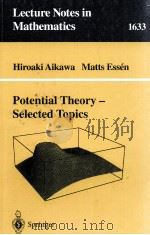 POTENTIAL THEORY - SELECTED TOPICS（1996 PDF版）
