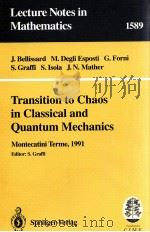 TRANSITION TO CHAOS IN CLASSICAL AND QUANTUM MECHANICS（1994 PDF版）