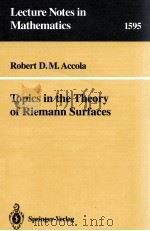 TOPICS IN THE THEOORY OF RIEMANN SURFACES（1994 PDF版）