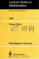 LECTURE NOTES IN MATHEMATICS 1392: REAL ALGEBRAIC SURFACES   1989  PDF电子版封面  3540515631;0387515631   