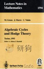 ALGEBRAIC CYCLES AND HODGE THEORY（1994 PDF版）
