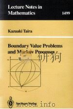 BOUNDARY VALUE PROBLEMS AND MARKOV PROCESSES   1991  PDF电子版封面  354054996X;038754996X   
