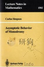 ASYMPTOTIC BEHAVIOR OF MONODROMY（1991 PDF版）