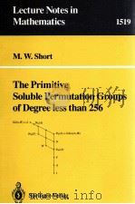 THE PRIMITIVE SOLUBLE PERMUTATION GROUPS OF DEGREE LESS THAN 256（1992 PDF版）
