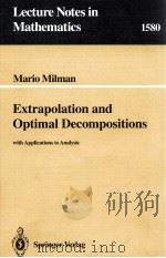 EXTRAPOLATION AND OPTIMAL DECOMPOSITIONS   1994  PDF电子版封面  3540580816;0387580816   