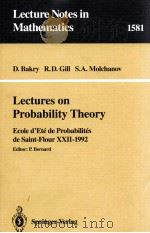 LECTURES ON PROBABILITY THEORY THEORY   1994  PDF电子版封面  3540582088;0387582088   