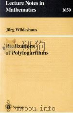 REALIZATIONS OF POLYLOGARITHMS   1997  PDF电子版封面  9783540624608   