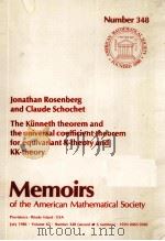 THE KUNNETH THEOREM AND THE UNIVERSAL COEFFICIENT THEOREM FOR EQUIVARIANT K-THEORY AND KK-THEORY   1986  PDF电子版封面     