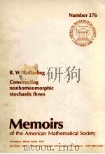 CONSTRUCTING NONHOMEOMORPHIC STOCHASTIC FLOWS   1987  PDF电子版封面     