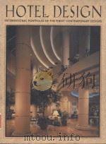 HOTEL DESIGN INTERNATIONAL PORTFOLIO OF THE FINEST CONTEMPORARY DESIGNS（1994 PDF版）