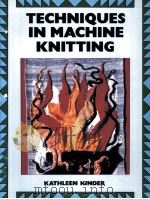 TECHNIQUES IN MACHINE KNITTING（1989 PDF版）