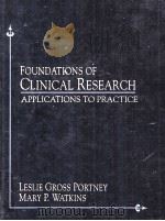 FOUNDATIONS OF CLINICAL RESEARCH:APPLICATIONS TO PRACTICE（1993 PDF版）