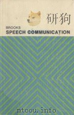 SPEECH COMMUNICATION   1971  PDF电子版封面     