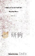COLLECTED PAPERS MARSTON MORSE VOLUME 6（1987 PDF版）