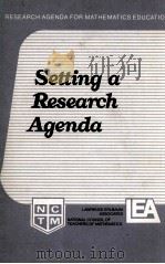 SETTING A RESEARCH AGENDA（1990 PDF版）