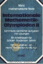 INTERNATIONALE AMTHEMATIK-OLYMPIADEN BAND I:1969-1976   1977  PDF电子版封面  3786303592   