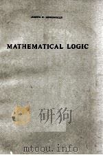 Mathematical logic   1967  PDF电子版封面  0201070286  Joseph R. Shoenfield. 