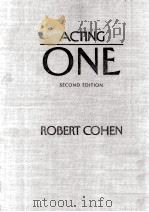 ACTING ONE    SECOND EDITION（1992 PDF版）