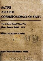 SATIRE AND THE CORRESPONDENCE OF SWIFT   1973  PDF电子版封面     
