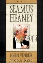 SEAMUS HEANEY   1998  PDF电子版封面    HELEN VENDLER 