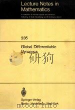 GLOBAL DIFFERENTIABLE DYNAMICS   1971  PDF电子版封面  3540056742   