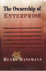 THE OWNERSHIP OF ENTERPRISE   1996  PDF电子版封面    HENRY HANSMANN 