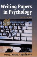 WRITING PAPERS IN PSYCHOLOGY:A STUDENT GUIDE   1998  PDF电子版封面  0534348262   
