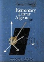 ELEMENTARY LINEAR ALGEBRA SECOND EDITION（1973 PDF版）