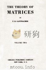 THE THEORY OF MATRICES   1959  PDF电子版封面     