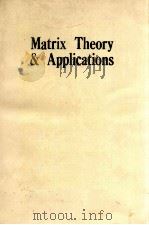 MNATRIX THEORY AND APPLICATIONS（1980 PDF版）