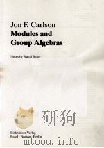 MODULES AND GROUP ALGEBRAS（1996 PDF版）