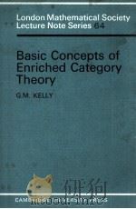 BASIC CONCEPTS OF ENRICHED CATEGORY THEORY（1982 PDF版）