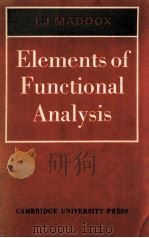 ELEMENTS OF FUNCTIONAL ANALYSIS（1970 PDF版）