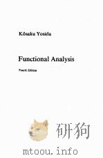 FUNCTIONAL ANALYSIS FIFTH EDITION   1978  PDF电子版封面  3540086277   