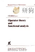 OPERATOR THEORY AND FUNCTIONAL ANALYSIS（1979 PDF版）