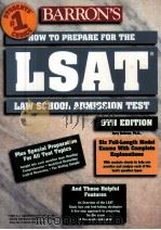 HOW TO PREPARE FOR THE LSAT LAW SCHOOL ADMISSION TEST 9TH EDITION   1999  PDF电子版封面  0764104675   