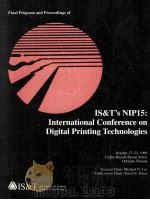 Final Program and Proceedings of IS&T's NIP15:International Conference on Digital Printing Tech   1999  PDF电子版封面  0892082224   