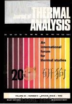JOURNAL OF THERMAL ANALYSIS VOLUME 35 NUMBER 6   1989  PDF电子版封面     