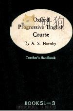 OXFORD PROGRESSIVE ENGLISH FOR ADULT LEARNERS   1972  PDF电子版封面     