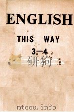 ENGLISH THIS WAY BOOK  3-4   1975  PDF电子版封面     