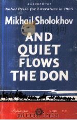 AND QUIET FLOWS THE DON   1966  PDF电子版封面     