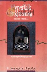 HyperTalk TM Programming   1988  PDF电子版封面  0672484269   