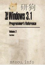 Microsoft Windows TM 3.1 Programmer's Reference Volume 2 Functions   1992  PDF电子版封面  1556154631   
