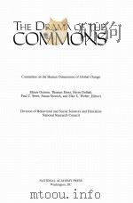 The Drama of the COMMONS     PDF电子版封面     