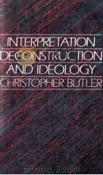 INTERPRETATION DECONSTRUCTION AND IDEOLOGY（1984 PDF版）